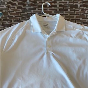 Puma Golf Shirt - White - XL